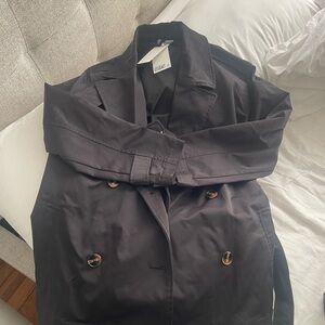 Women's Black Trench Coat